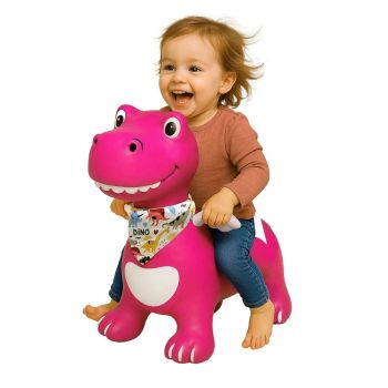 JAM466008 - Animale saltellante dinosauro con ali HoppyDoo, rosa con pompa