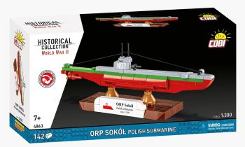 COB4863 - Sommergibile polacco ORP Sokol - 142 pezzi