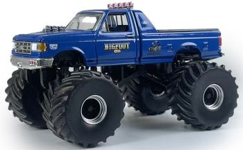 GREEN49160-D - FORD F-350 1990 #4 Monster truck - BIG FOOT della serie KINGS OF CRUNCH in blister