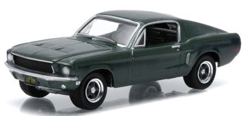 GREEN44723 - FORD Mustang GT FASTBACK 1968 Verde in blister