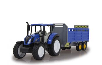 JAM460527 - NEW HOLLAND T5.120 con rimorchio bestiame