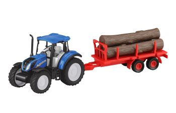 JAM460530 - NEW HOLLAND T5.120 con rimorchio portabagagli