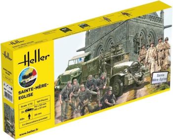 HEL52327 - Kit iniziale con vernice e accessori - Sainte-Mère-Église da assemblare