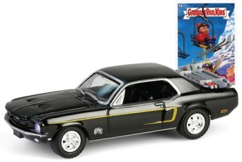 GREEN54110-C - FORD Mustang coupé 1968 nero della serie GARBAGEPAILKIDS in blister