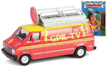 GREEN54110-D - DODGE B-100 1976 GPK-TV della serie GARBAGEPAILKIDS in blister