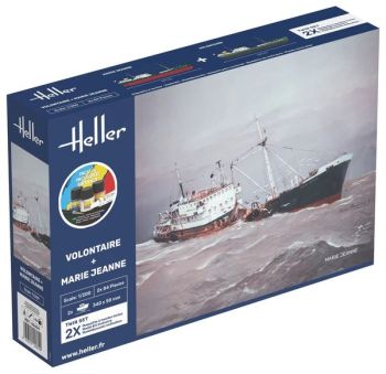 HEL55604 - Kit di partenza con vernice e accessori - Volontario e Marie Jeanne si assemblano in due