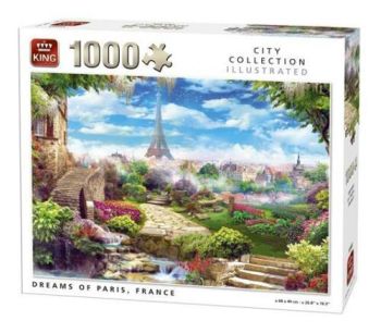 KING55983 - Puzzle 1000 pezzi Sogni di Parigi - Francia