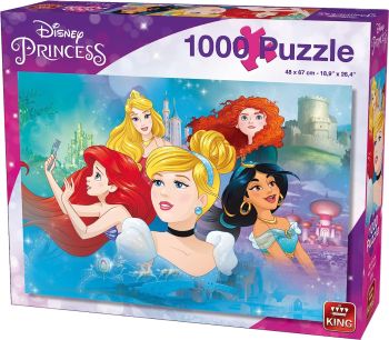 KING55992 - Puzzle di 1000 pezzi Disney Princess
