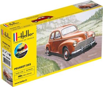 HEL56160 - Kit di avviamento con vernice e accessori - PEUGEOT 203 da assemblare