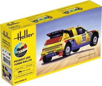 HEL56189 - Kit di montaggio e verniciatura - PEUGEOT 205 Turbo Rally #205