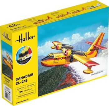 HEL56373 - Kit di avviamento con vernice e accessori - CANADAIR CL-215 da assemblare