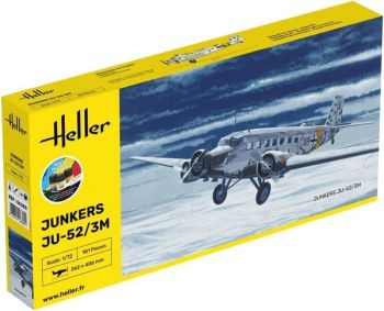 HEL56380 - Kit di avviamento con vernice e accessori - JUNKERS JU-52/3m da assemblare
