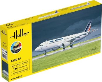 HEL56448 - Kit di partenza con vernice e accessori - AIRBUS A320 Air France da assemblare