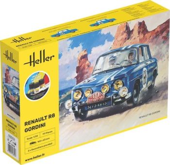 HEL56700 - Kit di partenza con vernice e accessori - RENAULT R8 #68 GORDINI da assemblare