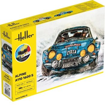 HEL56745 - Kit iniziale con colori e accessori – Alpine A110-1600S
