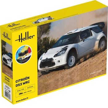 HEL56758 - Kit di avviamento con vernice e accessori - CITROEN DS3 WRC da assemblare