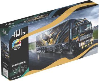 HEL56784 - Kit di avviamento con vernice e accessori - RENAULT G260 4x2 con rimorchio a 3 assi - EAGLETRUCK