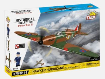 COB5762 - Aereo militare Hacker Hurricane No. 302 - 375 pezzi