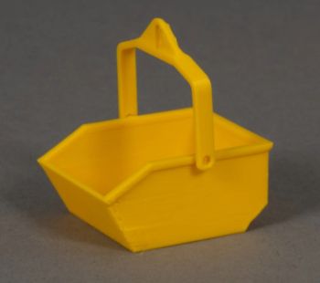 MSM5803/01 - Contenitore per detriti – Giallo – L.31 x P.25.9 x H.34.3 mm