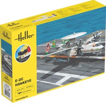 HEL58300 - Kit di avviamento con vernice e accessori - GRUMMAN E-2C Hawkeye