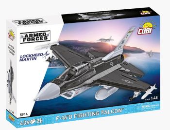 COB5914 - Caccia LOCKHEED F-16D Fighting Falcon - 436 pezzi