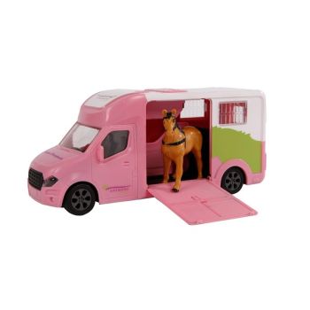 KID510212 - Camion da trasporto Van Horses con un cavallo di lunghezza 20 cm