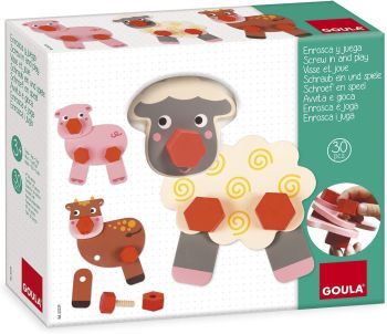 GOA55239 - Avvita e gioca con gli animali della fattoria