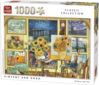 KING55865 - Puzzle 1000 Pezzi Vincent VAN GOGH