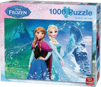KING55919 - Puzzle Frozen da 1000 pezzi