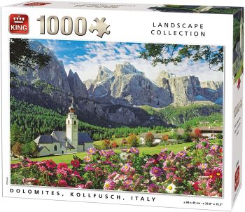 KING55940 - Puzzle 1000 Pezzi dolomiti kollfuchs in Italia