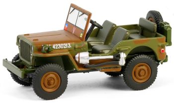 GREEN61050-A - JEEP Willys MB 1942 1° brigata di carri armati canadesi della serie BATAILLON 64 in blister