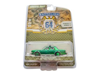 GREEN61050-E_VERT - DODGE Diplomat 1985 VERDE U.S. Air Force Sécurity Police della serie BATAILLON 64 in blister