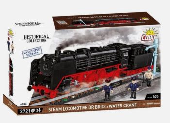 COB6286 - Locomotiva a vapore DR BR 03 con fontana d'acqua - 2721 pezzi