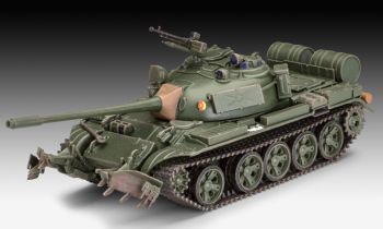 REV63328 - MODEL SET - Carro armato T-55A/AM con KMT- 6/EMT-5 Mine Plough da assemblare con vernice