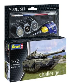 REV63365 - MODEL SET - Carro armato Challenger 1 da assemblare con verniciatura