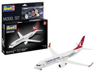 REV63772 - Aereo Boeing 737-800 della Turkish Airlines da assemblare e dipingere