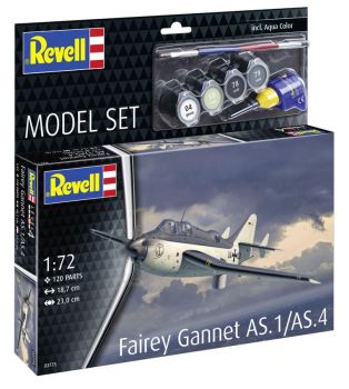REV63775 - MODEL SET - Aereo da combattimento FAIREY Gannet AS.1/AS.4 da assemblare con verniciatura