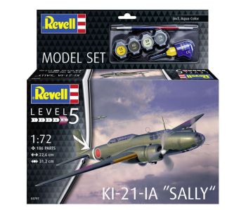 REV63797 - MODEL SET - Aereo militare Ki-21-IA SALLY da assemblare con verniciatura