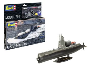 REV65184 - SET DI MODELLI - USS Nautilus da assemblare e dipingere