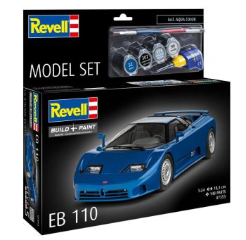 REV67353 - SET MODELLO - BUGATTI EB110 Kit di montaggio con vernice