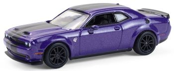 GREEN68070-A - DODGE Challenger SRT Hellcat 2023 viola della serie SHOWROOM FLOOR in blister