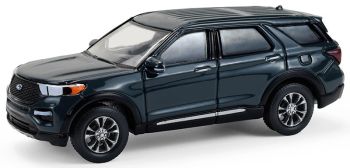 GREEN68070-D - FORD Explorer 2024 blu pietra della serie SHOWROOM FLOOR in blister