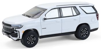 GREEN68070-E - CHEVROLET Tahoe 2024 bianco della serie SHOWROOM FLOOR in blister