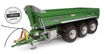 UH6815 - Rimorchio JOSKIN trans-KTP 27/65 a 3 assi, verde - Edizione limitata di 1.000 unità.