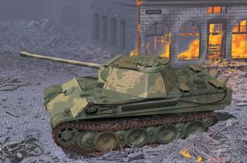 DRA6913 - Carro armato PANTHER G con torretta blindata Premium Edition da assemblare e dipingere