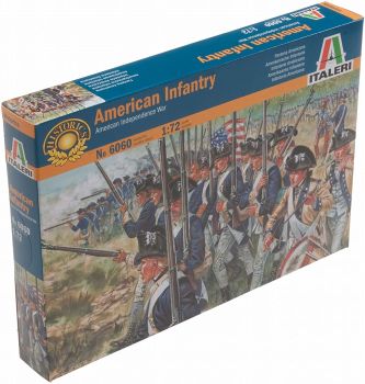 ITA6060 - Fanteria americana del 1775 per dipingere