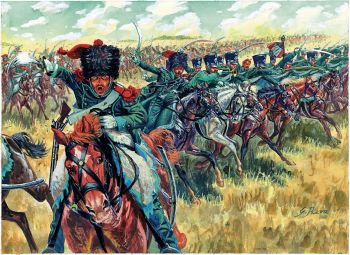 ITA6080 - Cavalleria leggera francese da dipingere
