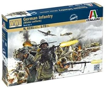 ITA6151 - Fanteria tedesca (uniforme invernale) per dipingere