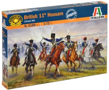 ITA6188 - 11th ussari britannici da assemblare e dipingere