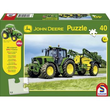 PUZ55625 - Puzzle 40 pezzi JOHN DEERE 6630 Con irroratore 732 JOHN DEERE 36,1 x 24,3 cm